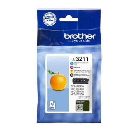 Tinteiro Brother Pack de 4 - LC3211VAL