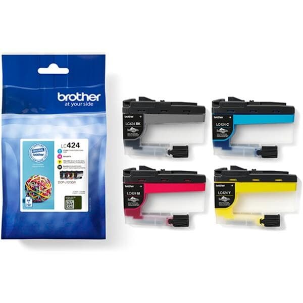 Tinteiro Brother LC-424 Pack 4 Cores