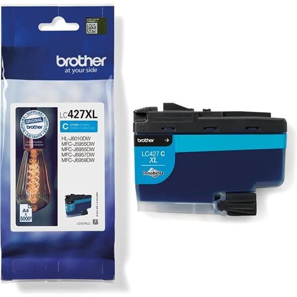 Brother LC-427XLC tinteiro 1 unidade(s) Original Rendimento alto (XL) Ciano