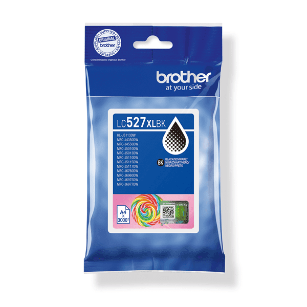 Tinteiro Brother LC527XLBK Preto de Alta Capacidade