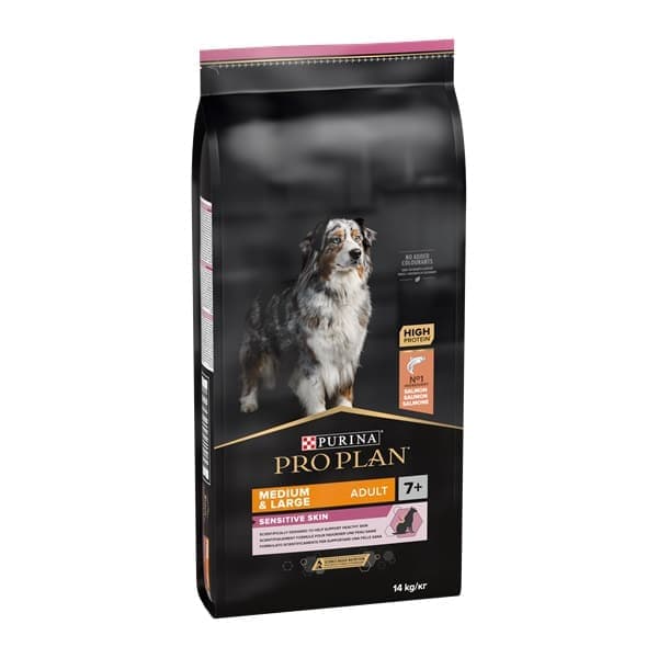 Pro Plan Dog Medium & Large Adult 7+ Sensitive Skin – 14 kg