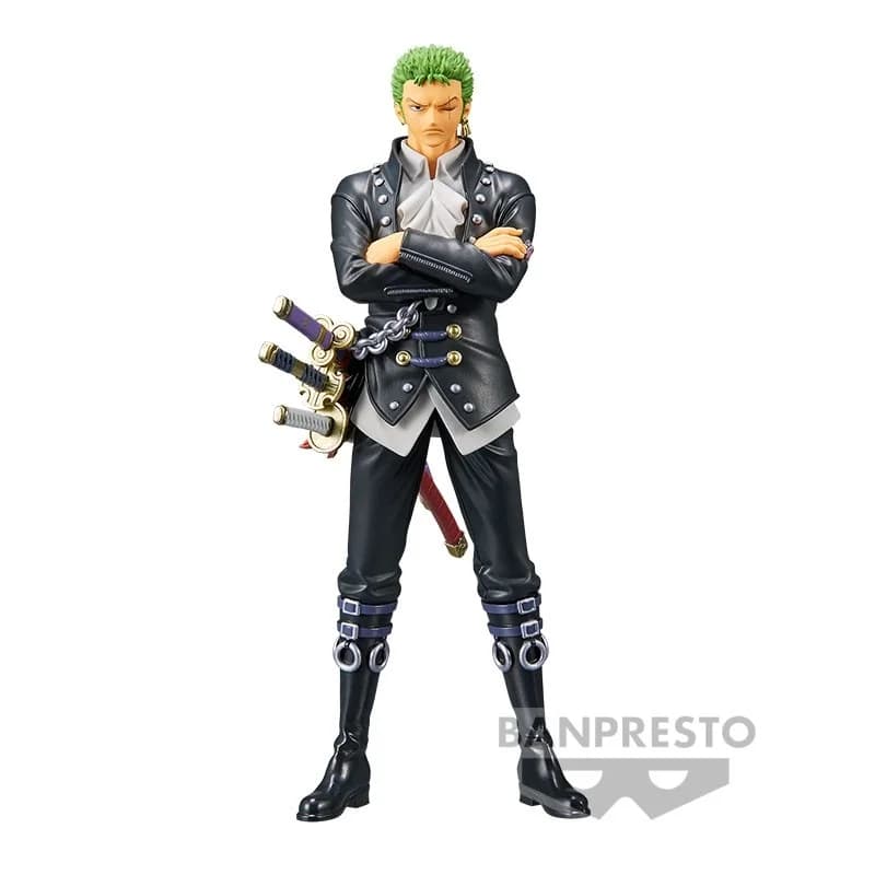 Banpresto Figura One Piece Film Red - Roronoa Zoro - The Grandline Men - DXF Figurine 17cm