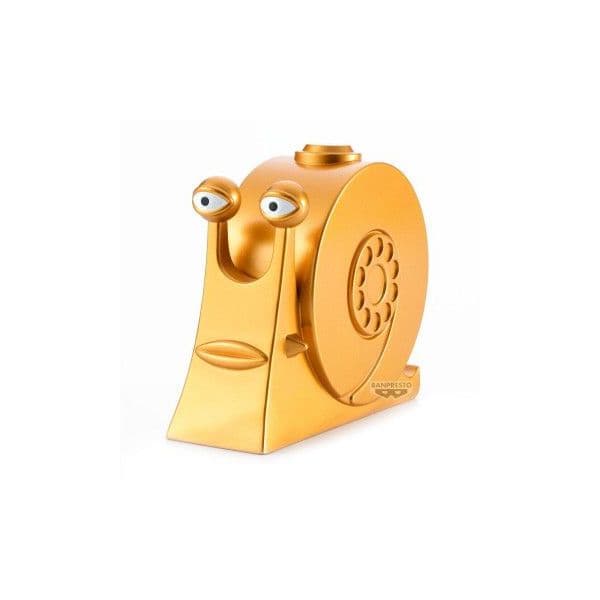 Banpresto: Figura One Piece - Den Den Mushi Dourado 9cm - Sofvimates
