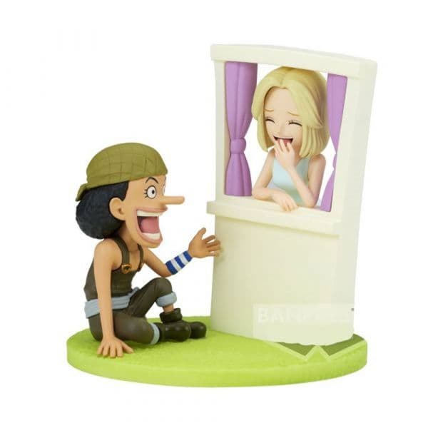 Banpresto World Colletable Log Stories Usopp & Kaya 7 Cm One Piece Figure