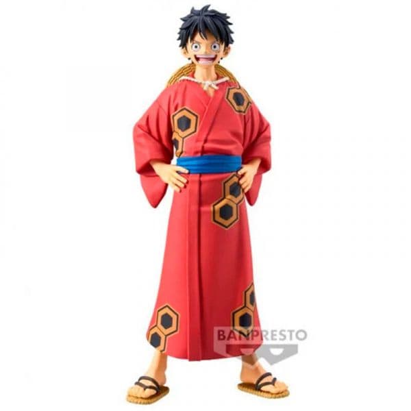 Banpresto Monkey D Luffy Wanokuni Yukata The Grandline Series One Piece 16 Cm Figure