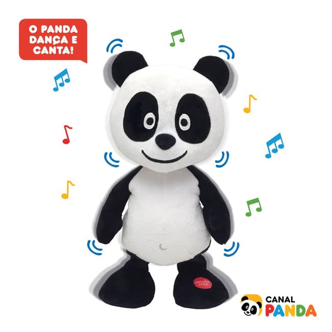 Panda Peluche Dança Comigo
