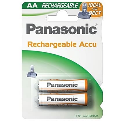 Pilha Recarregável R6 1000mAh DECT (Blister 2)