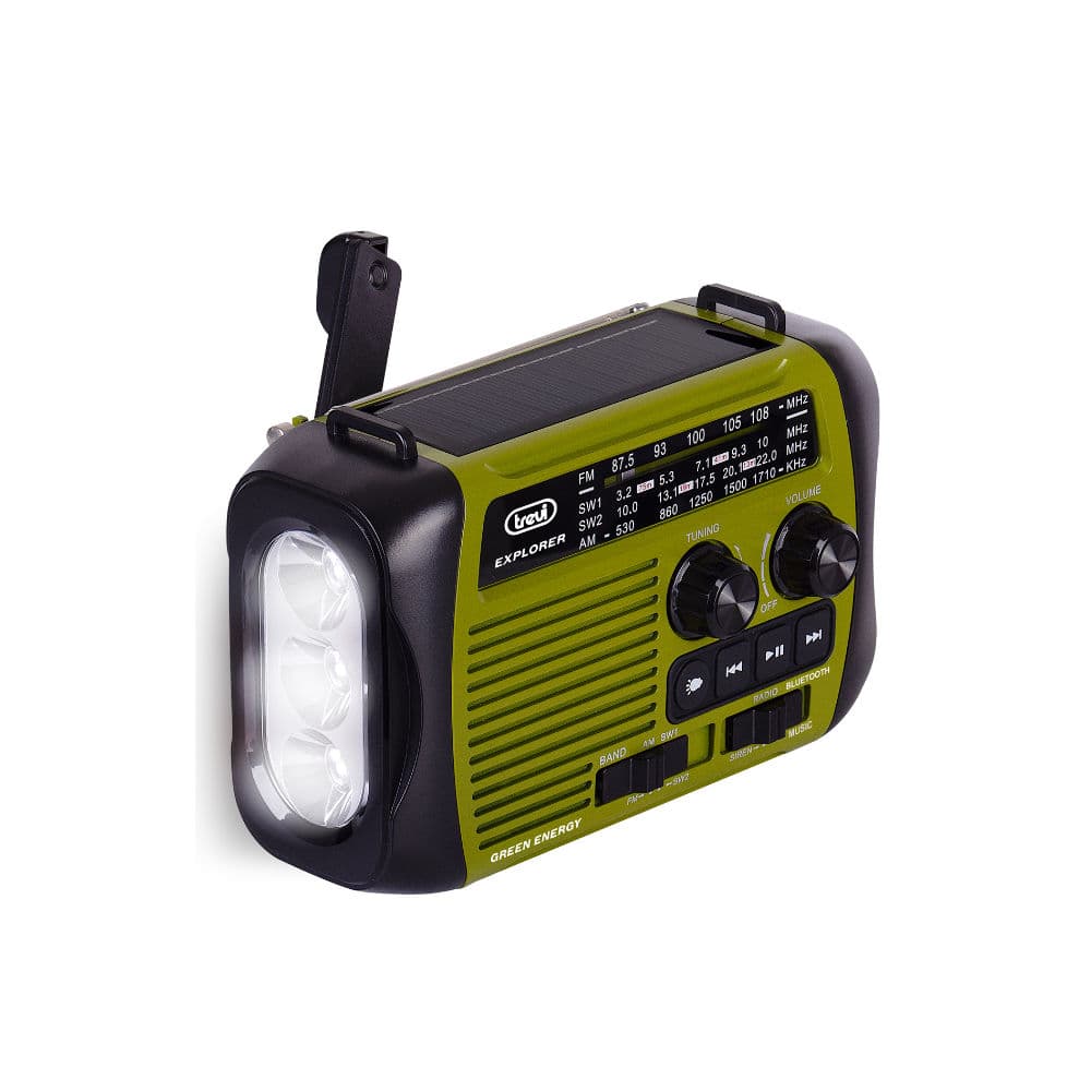 Rádio Portátil Dinamo Trevi RA 7F30 BT Verde