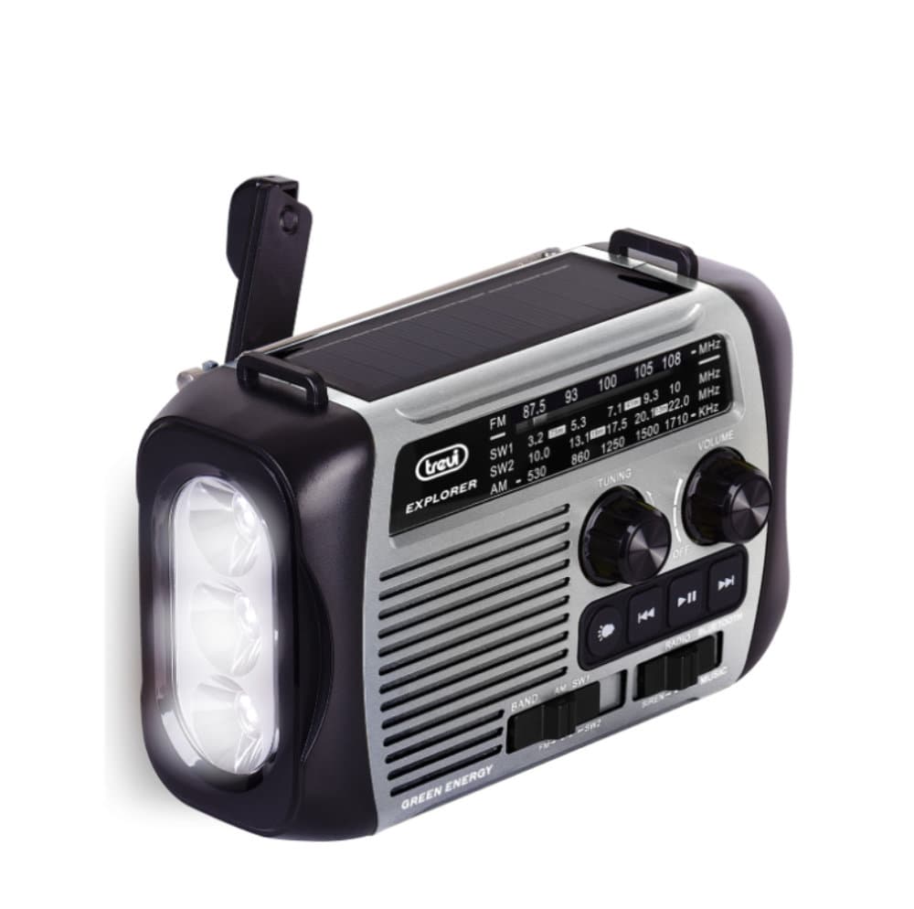 Rádio Portátil Dinamo Trevi RA 7F30 BT Cinza