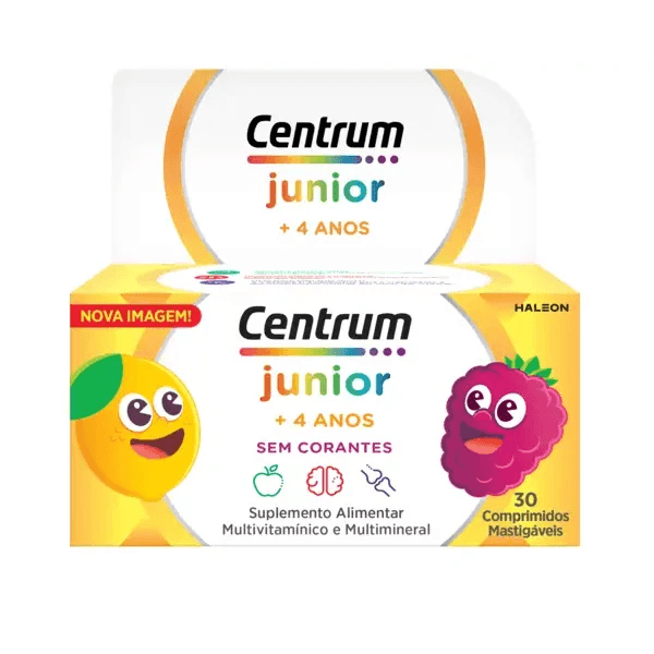 CENTRUM JUNIOR 30 COMPRIMIDOS MASTIGÁVEIS | WOWFARMA