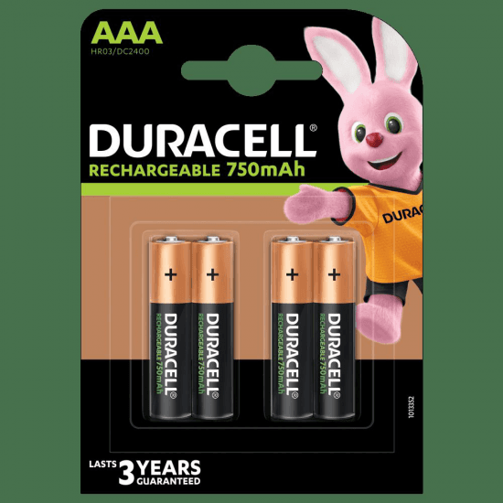 PILHA DURACELL REC. AAA (HR03) 750 MAH 1 BLIS