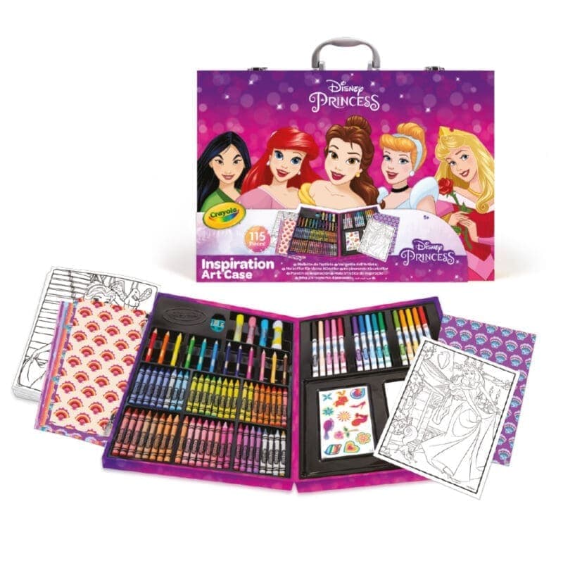 Crayola Mala de Pinturas e Desenhos Princesa Disney