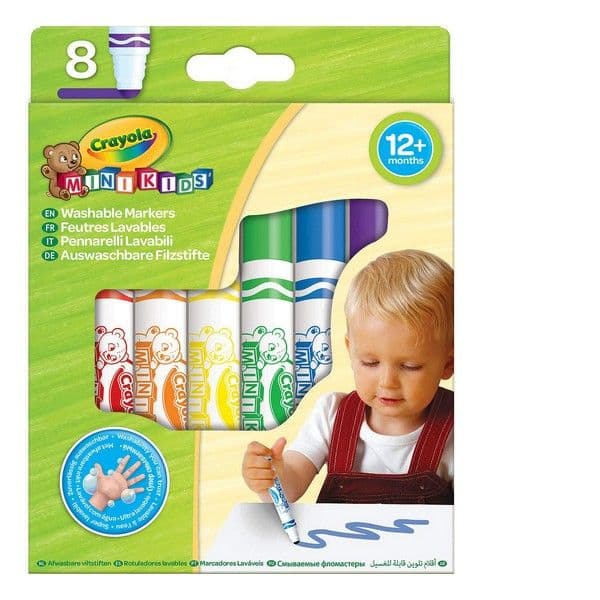 Crayola 8 un. Marcadores Laváveis Mini Kids - 8324