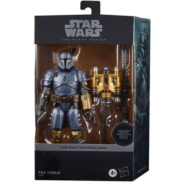 Hasbro Figura Paz Vizla Carbonized Black Series Star Wars 15cm