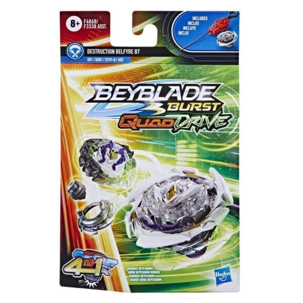 Hasbro Pião e Lançador Beyblade Burst Quad Drive: Destruction Belfyre B7