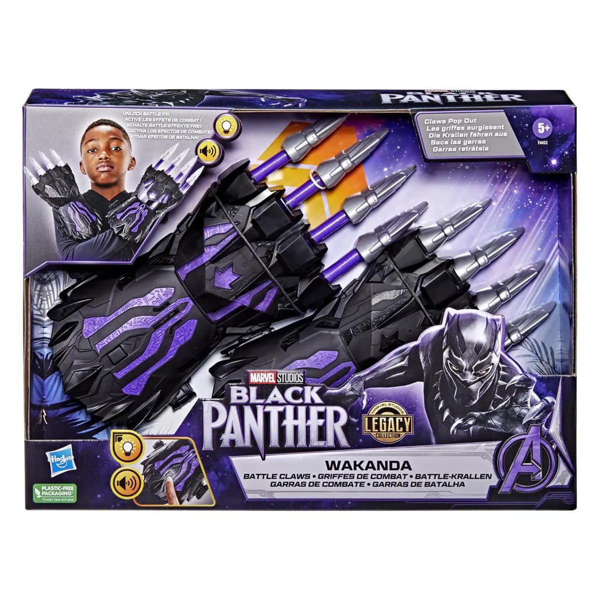 Hasbro Luvas Pantera Negra Garras de Batalha Legacy Edition