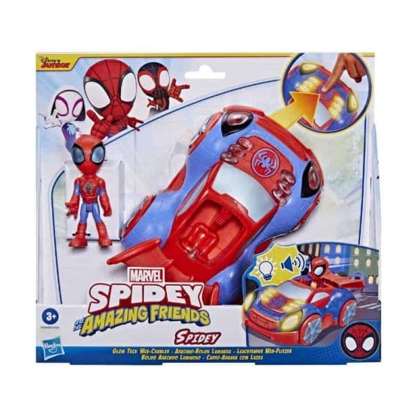 Hasbro Carro-Aranha Sons e Luzes Spidey e a sua Superequipa - 1920E28F4530