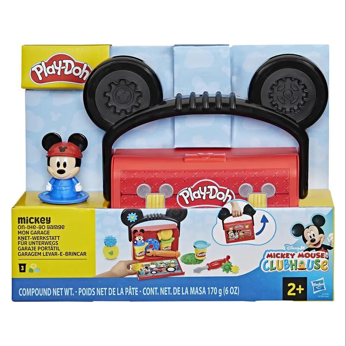Play-Doh - Mickey Mouse Garagem Levar-e-Brincar