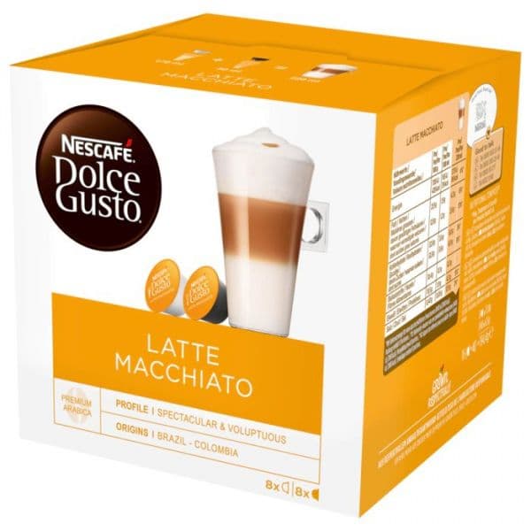 Nescafé Dolce Gusto Latte Macchiato Caramelo - 16 Cápsulas
