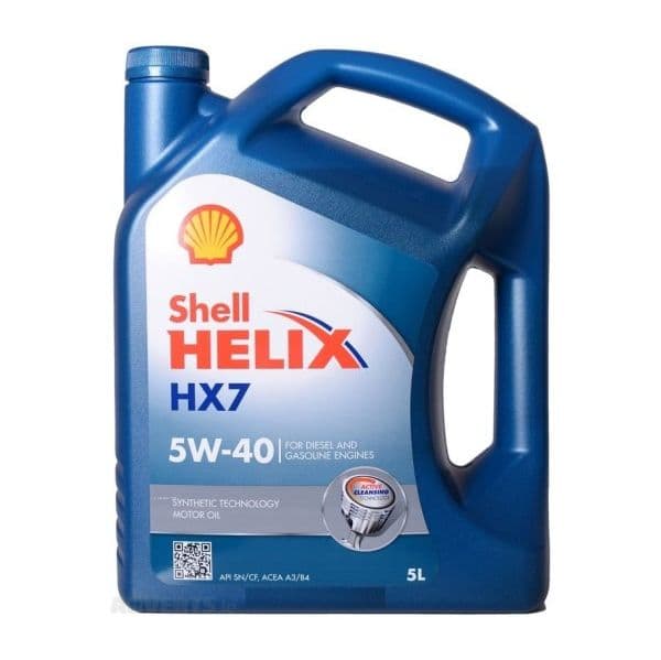 SHELL Helix HX7 5W40 5L - SH5W40/5