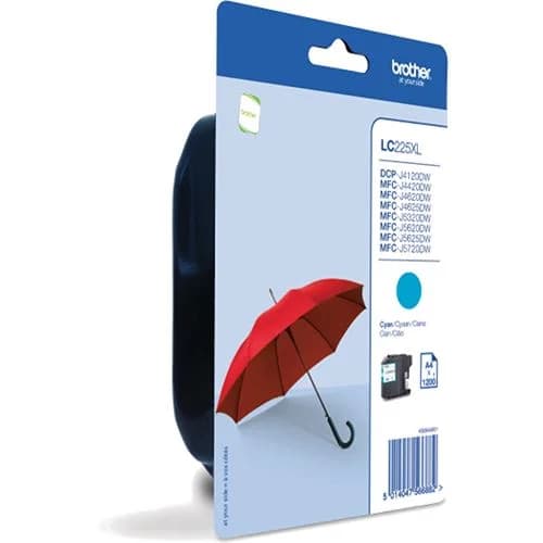 Tinteiro Brother LC225XL - Ciano