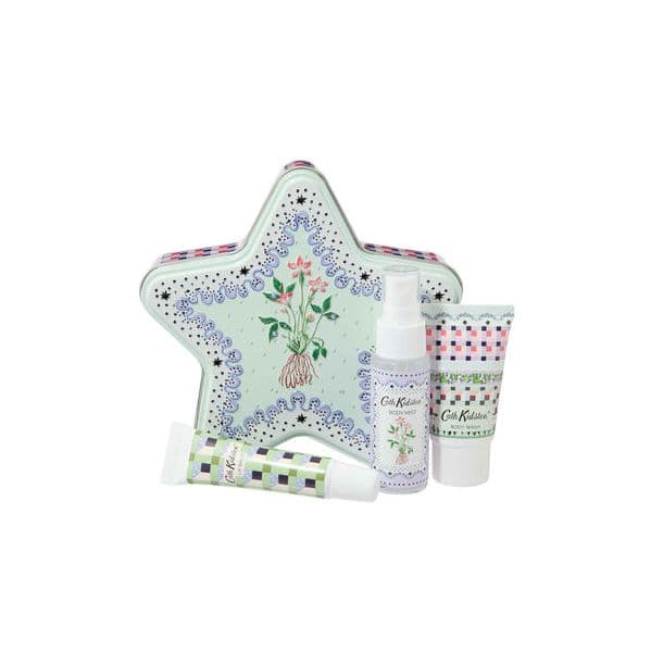 Cath Kidston Lata em Forma de Estrela Mãos Lábios Coffret