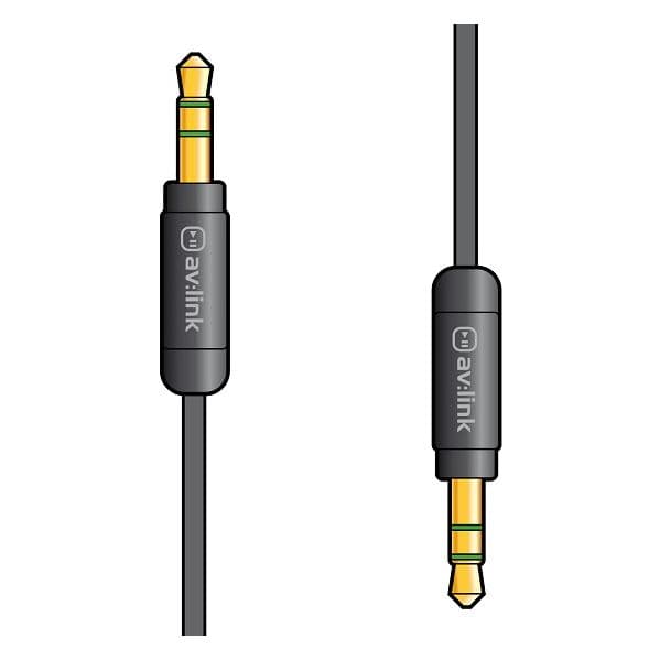 Avlink Cabo Jack 3.5mm Setereo P/ Jack 3.5mm Stereo 0.5m
