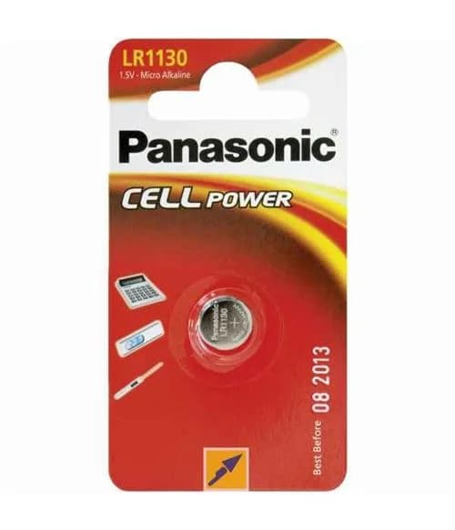 Pilha Alcalina Panasonic LR54/AG10/LR1130 - LR1130L/1BP