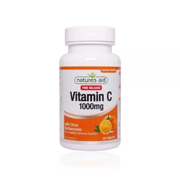 Vitamina C 1000mg 30 comprimidos – Natures Aid