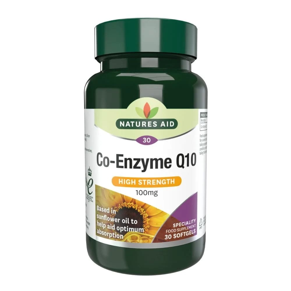 Co-Enzyme Q10 100mg 30 Cápsulas Natures Aid