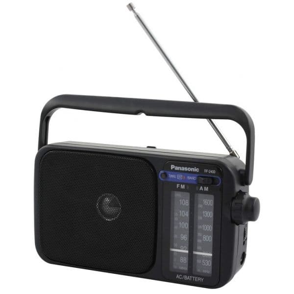 Panasonic Rádio FM/AM RF-2400EG9-K Black