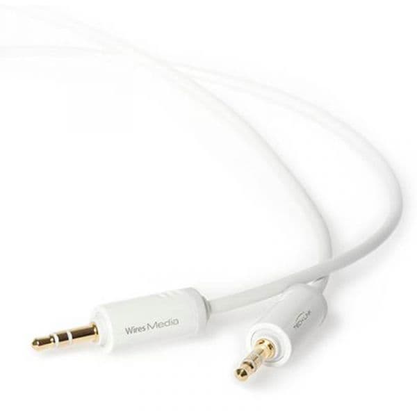 Techlink Cabo Jack 3.5mm Macho Para Macho 1m White