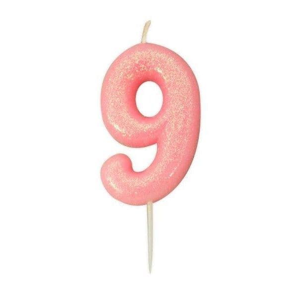 Anniversary House Vela Glitter nº9 Osa