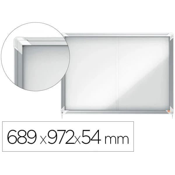 Nobo Vitrina de Anúncios Premium Plus Magnética de Exterior 689x972x54 mm