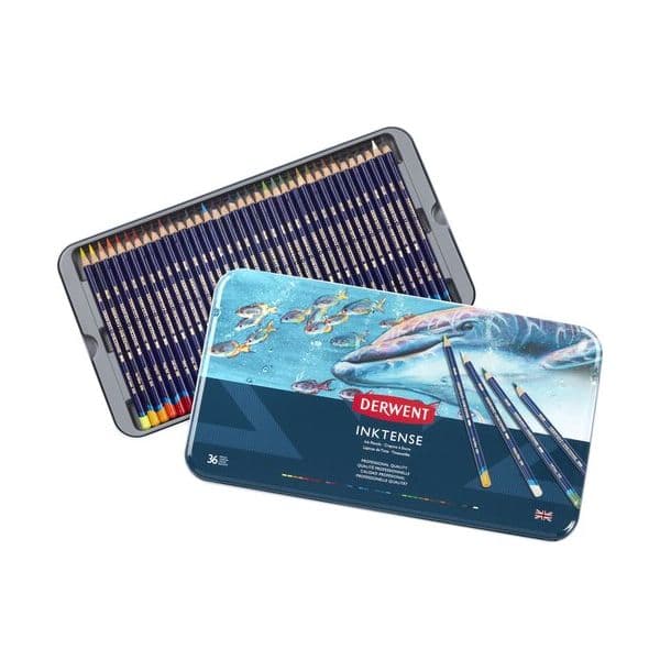 Derwent Lápis Inktense Metálico 36 Unidades