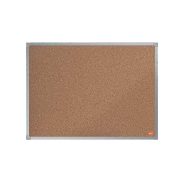 Nobo Quadro de Cortiça Essence 600x450mm Natural com Moldura de Alumínio para Montagem em Canto