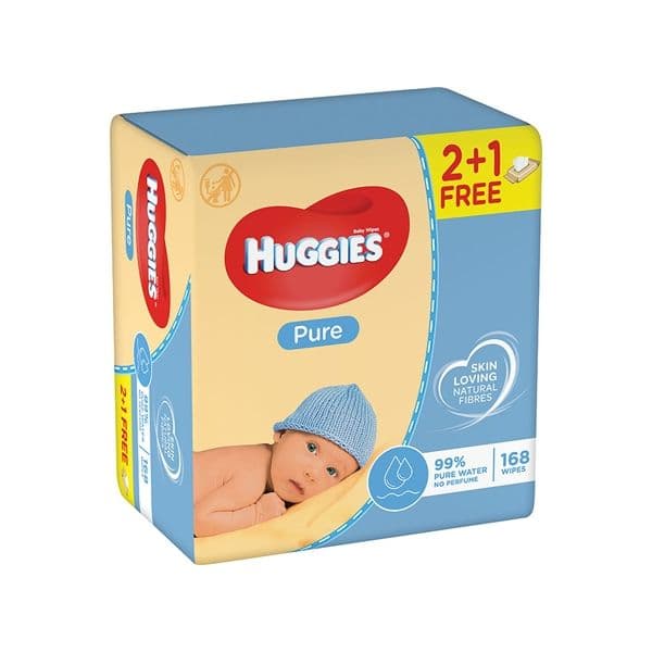 Huggies Toalhitas Pure 168 Un