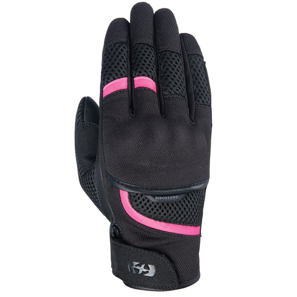LUVAS MOTO OXFORD BRISBANE LADY WS PRETO/ROSA M