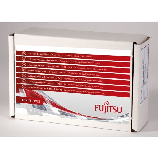 Fujitsu F1 Toallitas de Limpieza de Scanner (72 Pack)