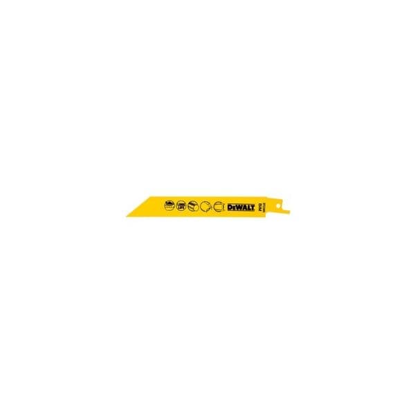 DeWALT Lâminas de Serra Sabre DT2385-QZ para Metal 152mm 24 TPI 5 Peças