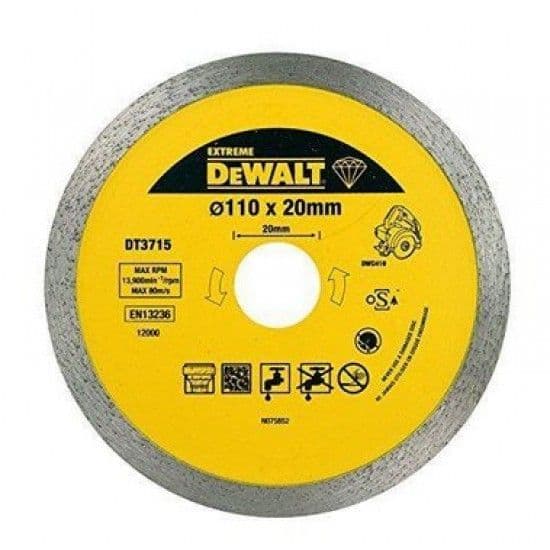 DeWALT Disco de diamante 110x20mm DT3715-QZ