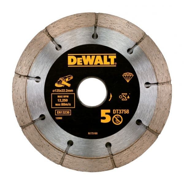 DeWALT Disco Duplo DT3758-QZ para Cortar Argamassa 125mm