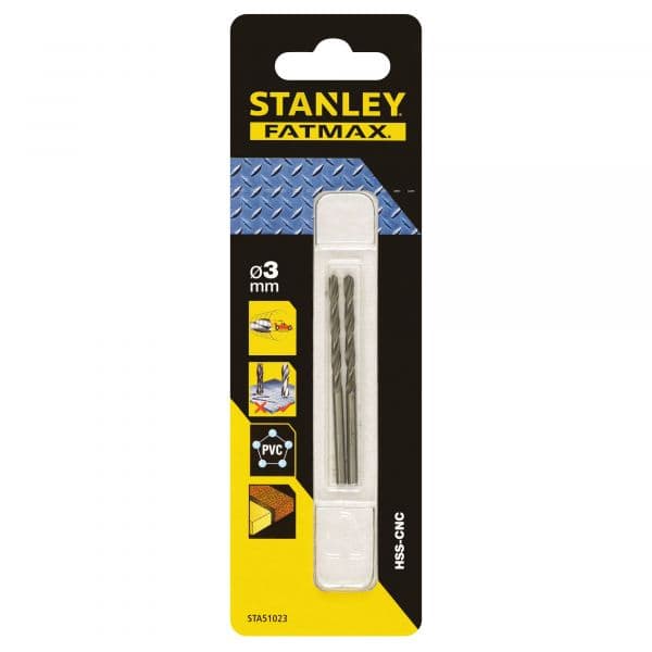 Stanley Broca Hss Cnc 3mm 2un Sta51023