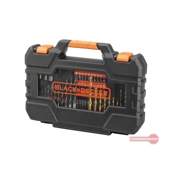 Black+Decker Kit 104 Peças para Furar e Aparafusar A7230-XJ