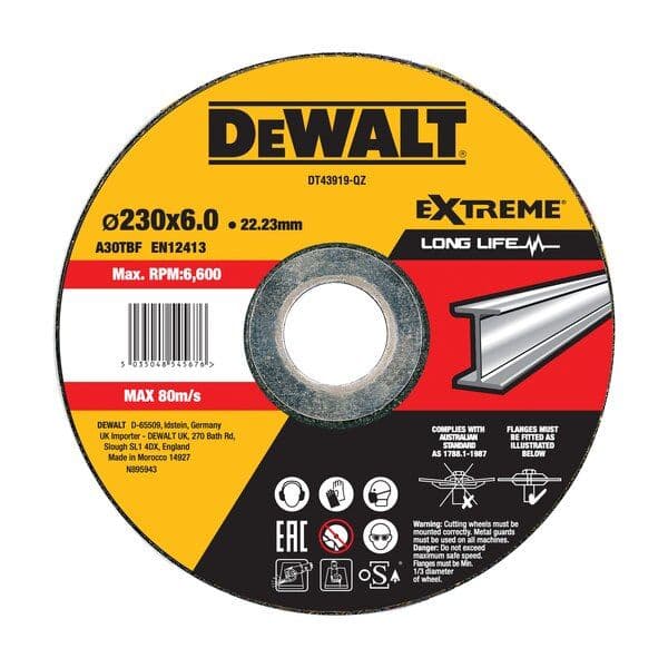 Dewalt Disco de Desbaste 230x6.3mm - DT43919-QZ