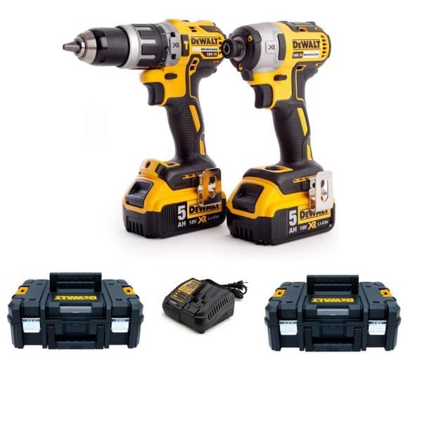 DeWALT Kit Aparafusadoras (DCD796 + DCF887) DCK266P2T -QW
