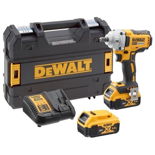 DeWALT Chave de Impacto 1/2" sem escovas 18V 5,0Ah DCF894P2