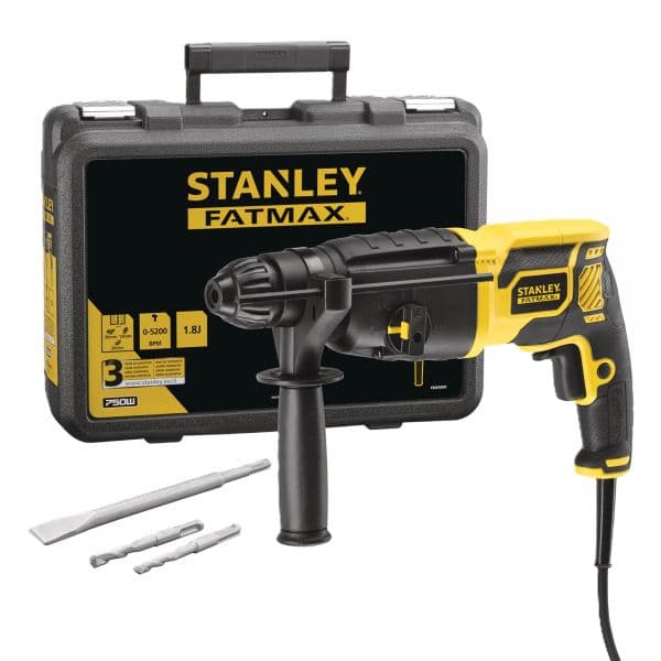 Stanley Martelo Sds-plus 650W com Mala