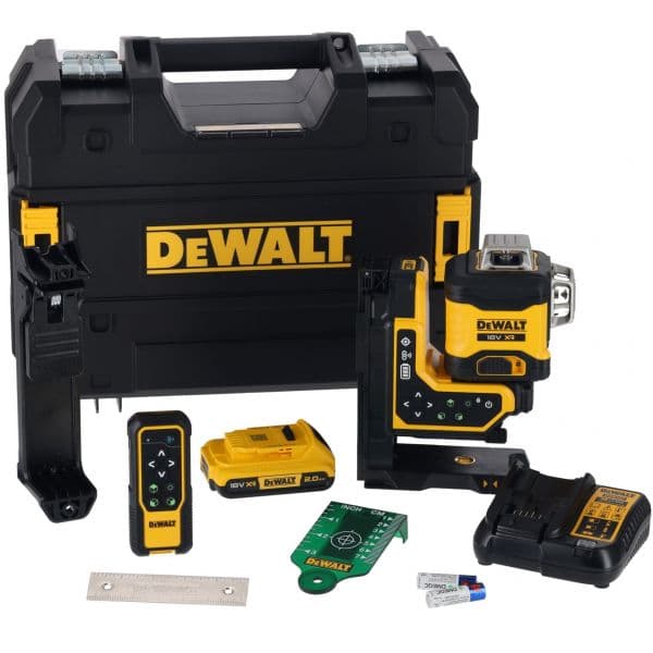 DeWALT Nível Laser Verde 360º 3 Linhas 18V - DCLE34035D1-QW