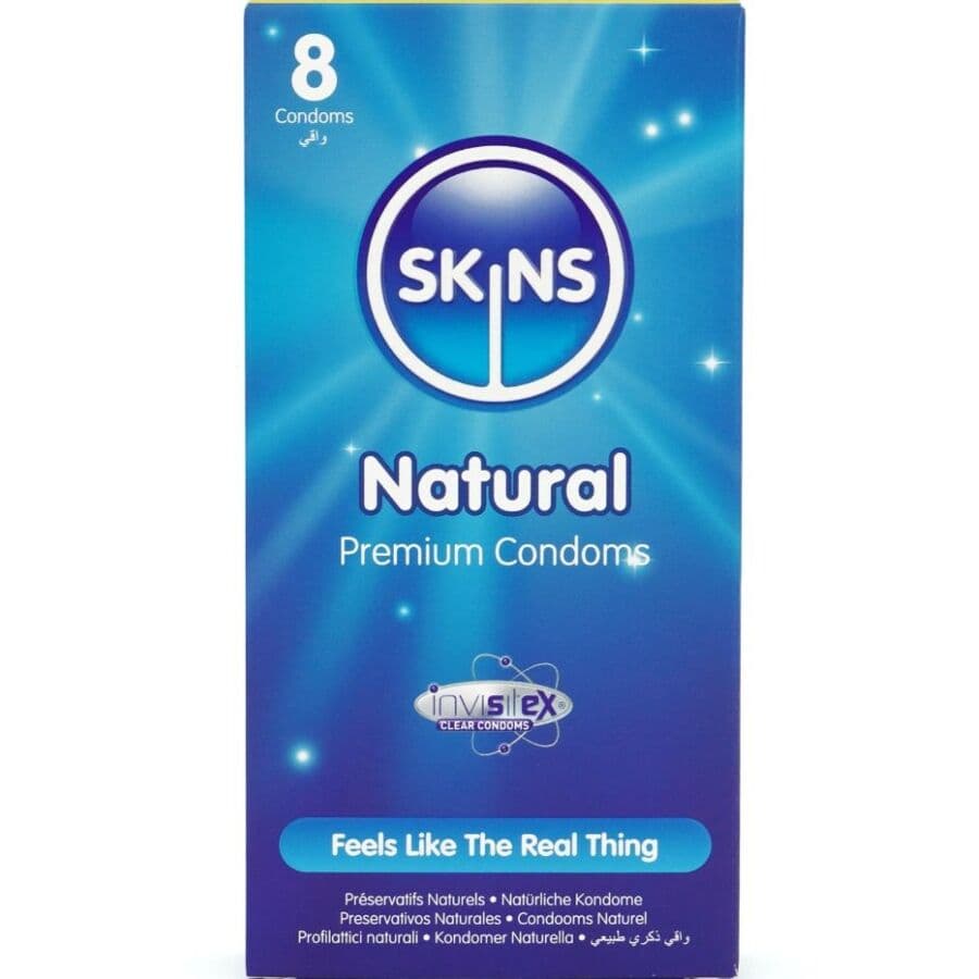 Skins Preservativos Naturais Premium 8 Unidades